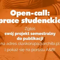 Open call: prace studenckie