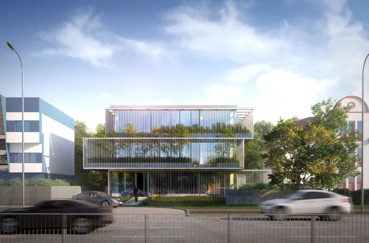 Zieleń w biurze? Proszę bardzo! Budynek projektu 77 STUDIO architektury
