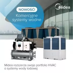 NOWOŚĆ Midea - nowoczesne systemy wody lodowej. Wydajność, skalowalność i efektywność energetyczna