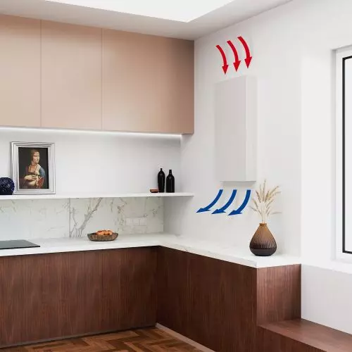 FlatAIR-Xwall od Alnor: rekuperator z wymiennikiem entalpicznym do wentylacji bezkanałowej