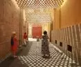 The “Los Sábados” installation by the TŁO studio at the Concéntrico Festival in Logroño, Spain