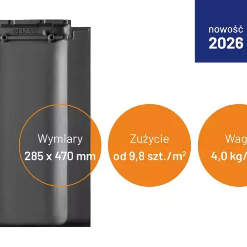 GENEVO – a new ceramic roof tile in the swissporTON portfolio