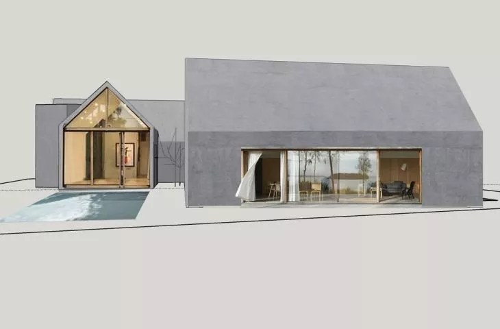 Stones of the Krakow-Czestochowa Jurassic. The house designed by GÓRNIK Architects