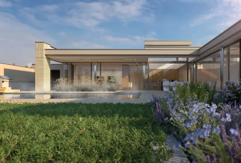 Nowoczesny bungalow pod Hanowerem: Architektura zorientowana na detal