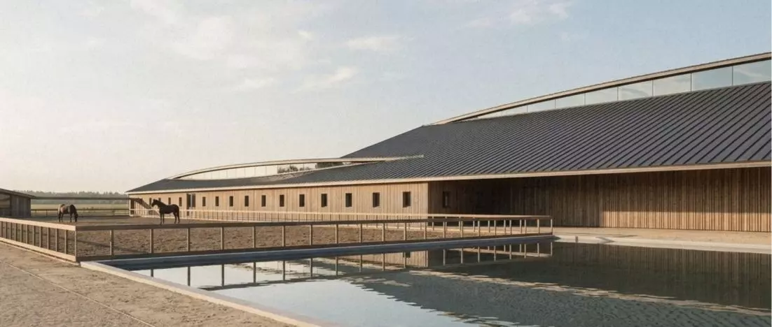 Can modern architecture be designed with animals in mind? An equestrian center where people and horses are equally important