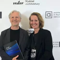 kuratorzy wydarzenia AiF w Warszawie: Ewelina Gawell i Peter Kuczia