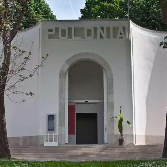 fasada Polskiego Pawilonu w Wenecji