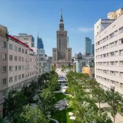 Ulice Złota i Zgoda w Warszawie po przebudowie