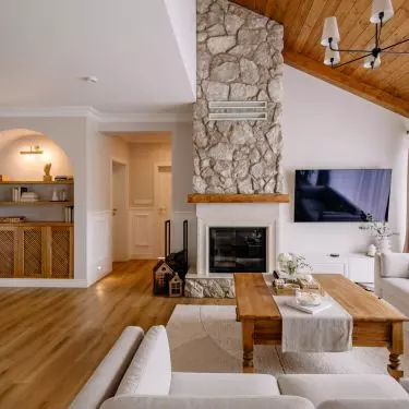 Rodzinny dom w estetyce modern farmhouse, proj. Ubierz Wnętrze – Karolina Dudek