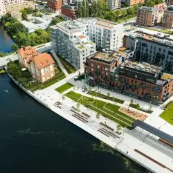Pierwszy etap Off Miasto. Jednym z najważniejszych elementów jest nowe, ogólnodostępne nabrzeże nad Kanałem Starej Motławy.