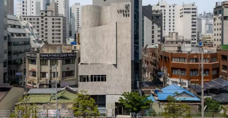 Urban Egg w Busan projektu U.GA Architects