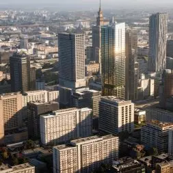 Koncepcja architektoniczna budynku biurowo-hotelowego przy ul. Twardej 28 w Warszawie