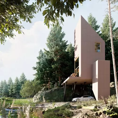 Leśny azyl. Projekt architektów Gąska Studio z I nagrodą w międzynarodowym konkursie