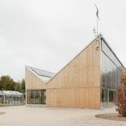 Klimapavillon w Schwerte projektu New Architekten i Jutta Albus Architektur