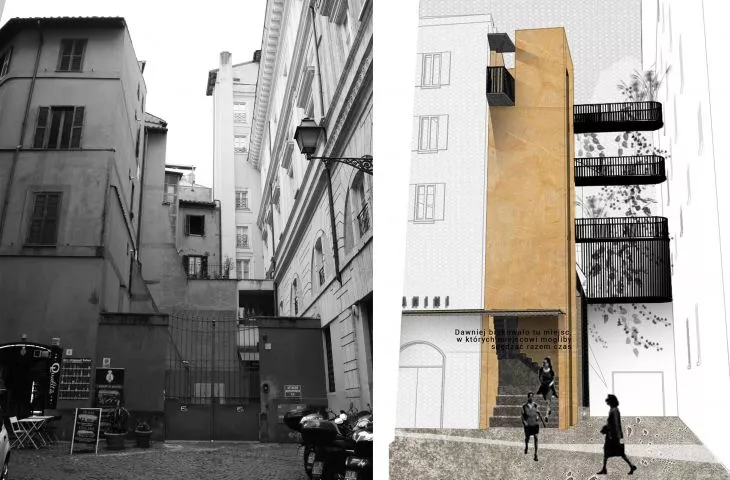 Spaces that bind the city together. Design of small architectural interventions