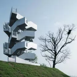 Chenhu Migratory Bird Observation Tower w Wuhan projektu Xiang Architects