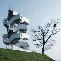 Chenhu Migratory Bird Observation Tower w Wuhan projektu Xiang Architects