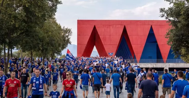 wizualizacja stadionu Maksimir w Zagrzebiu