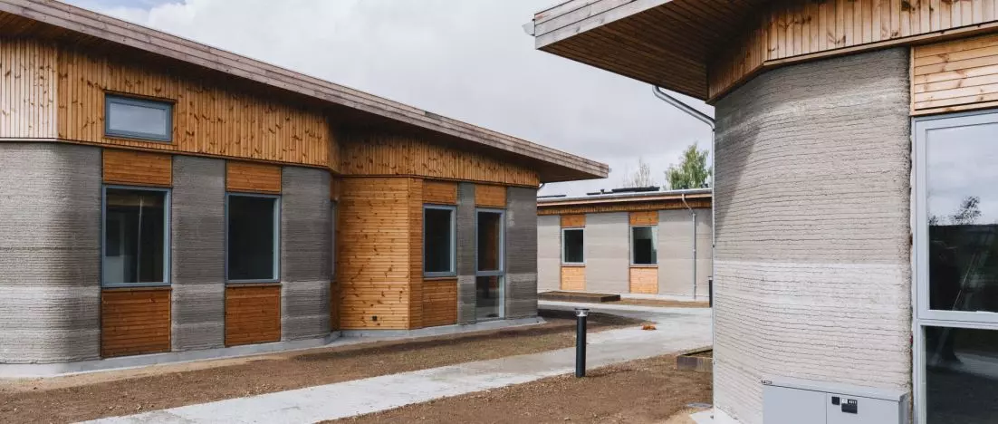 Największe w Europie osiedle mieszkaniowe z drukarki 3D. Skovsporet projektu SAGA Space Architects i MS+