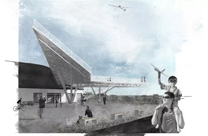 Gdansk Aeroclub not only for aviators. Project by Aleksandra Wisniewska