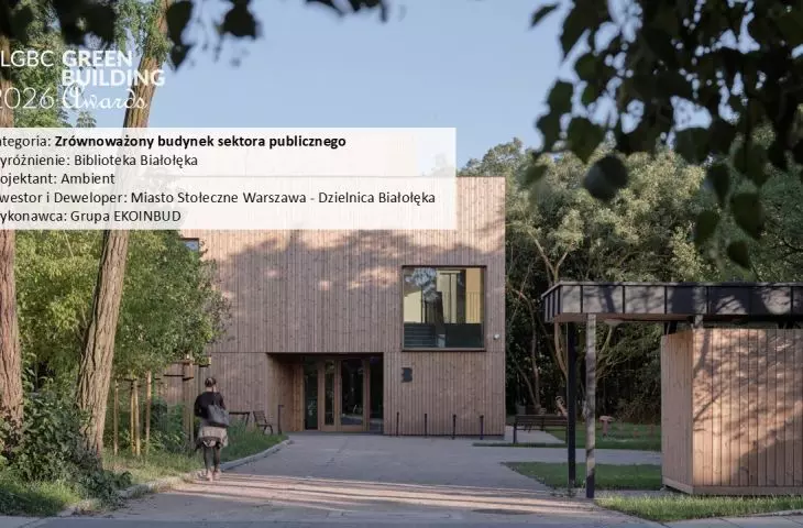 Wyróżnienie w kategorii Zrównoważony budynek sektora publicznego
