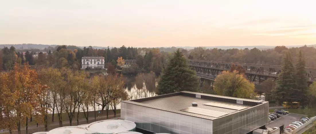 Dwie bryły, dwa charaktery. Kompleks projektu GDA – Officina di Architettura w Sesto Calende