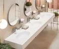 Produkty z linii Laufen Bespoke wykonane z materiału Solid Surface