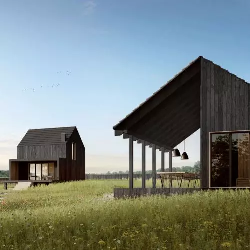 Live in a remote area! A project in the spirit of slow life from YONO architecture