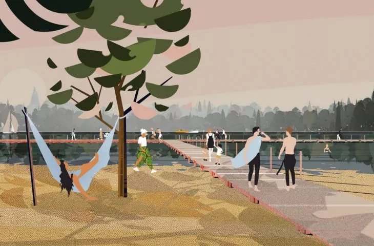 Patryk Gwiazda and Dawid Jarosz with the best idea for developing the right bank of the Vistula River in Toruń