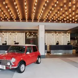 recepcja i Mini Cooper