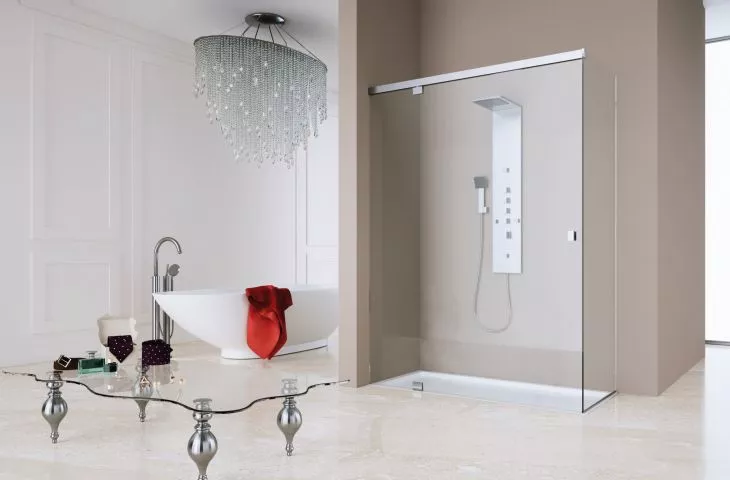 Italian-style shower enclosure systems