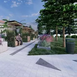 1. miejsce, „RESTpark”, proj.: Michał Wanat