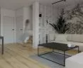 salon z wielkoformatową tapetą