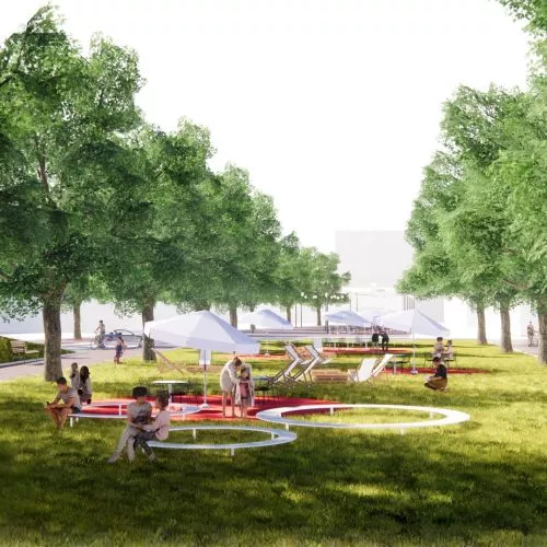 Zielona Łódź. Projekt przestrzeni publicznych na pofabrycznych terenach