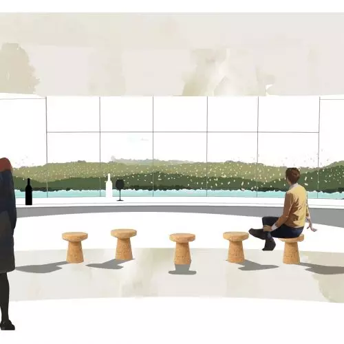Przestrzeń gdzie przyjemnie pić wino. Projekt młodych architektek