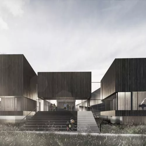 Historia norweskiego przemysłu drzewnego. Projekt muzeum autorstwa polskich architektów