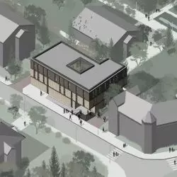 Projekt biblioteki w Krynicy-Zdroju