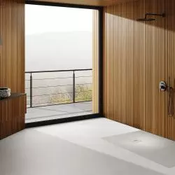 Protos (brodzik niski) technologia Stabilsound Plus z Schedpol Schedline Collection