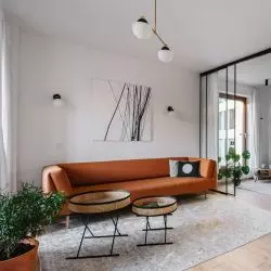 salon w mieszkaniu na Solcu