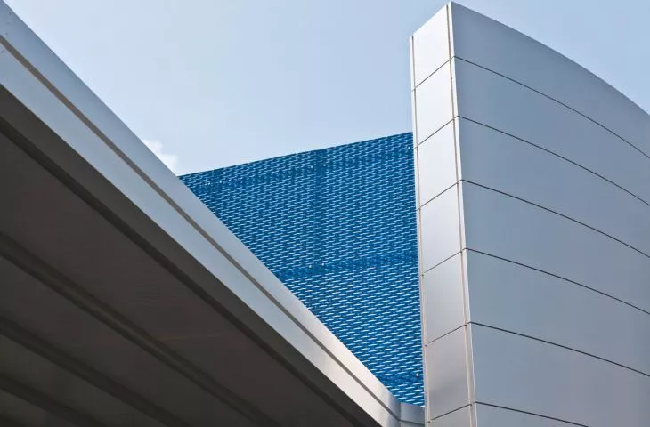 Modern material for facades and more - perforated sheets and facade meshes
