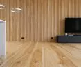 Drewniana ściana i deska podłogowa