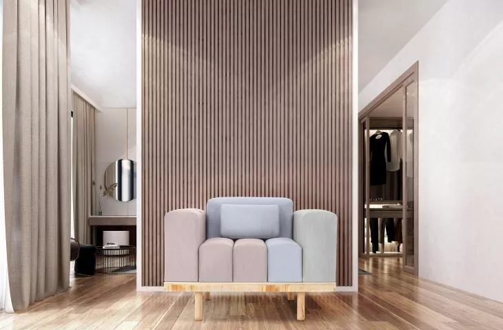 Modular furniture like blocks. Furniture Diamond 2021 for UAP students.