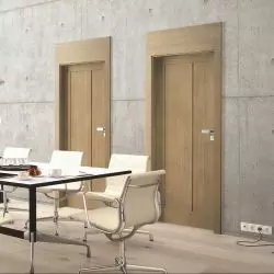 Modne drzwi wewnętrzne - model Fortimo w03 jasny dąb