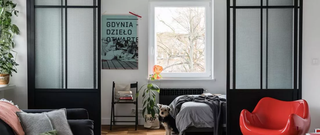 The interior of an apartment in the climate of Gdynia. Project of a duo of Tricity architects