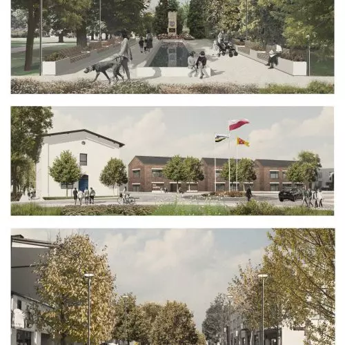 Nowa przestrzeń dla mieszkańców Myszkowa. Nagrodzony projekt biura 4am Architekci