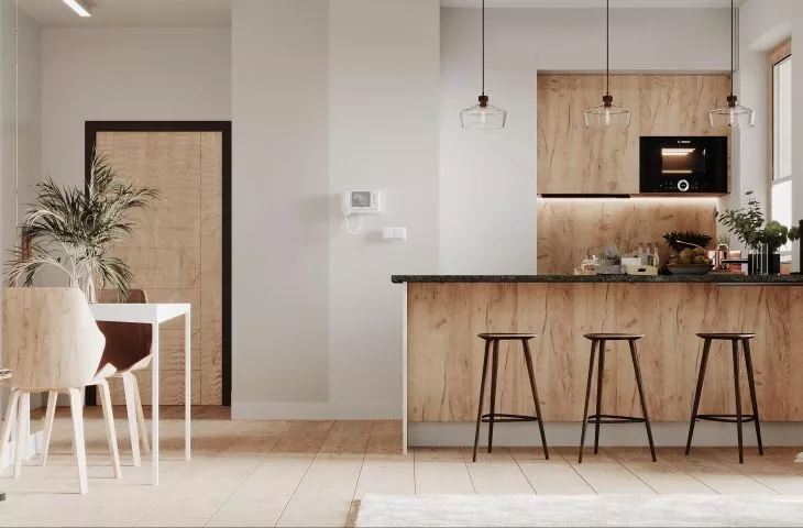 When minimalism combines with coziness. An apartment in Warsaw's Wola district