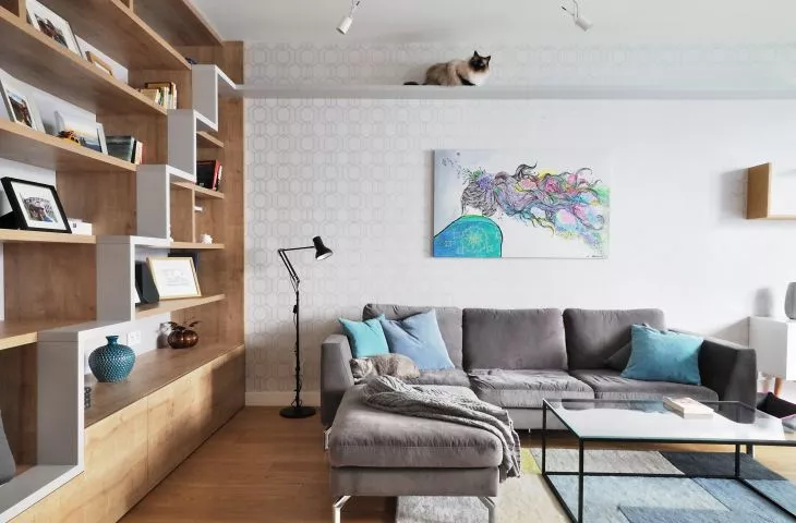 Like a dog with a cat, that is, perfectly! Cats & Dogs apartment not just for humans