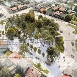 1. nagroda, proj.: Michał Stangel, Tomasz Bradecki