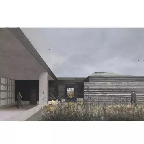 Architektura sprzyjająca kontemplacji. Projekt nowej części cmentarza w Bogucicach