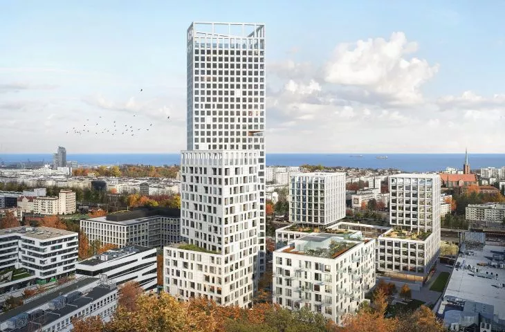 One of Poland's tallest and largest residential and commercial developments will be built in Gdynia
